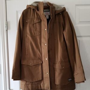 Duluth Trading Co Brown Hooded Jacket